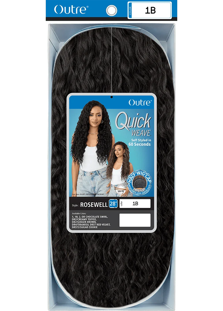 Outre Quick Weave Synthetic Half Wig – Rosewell - Image 3