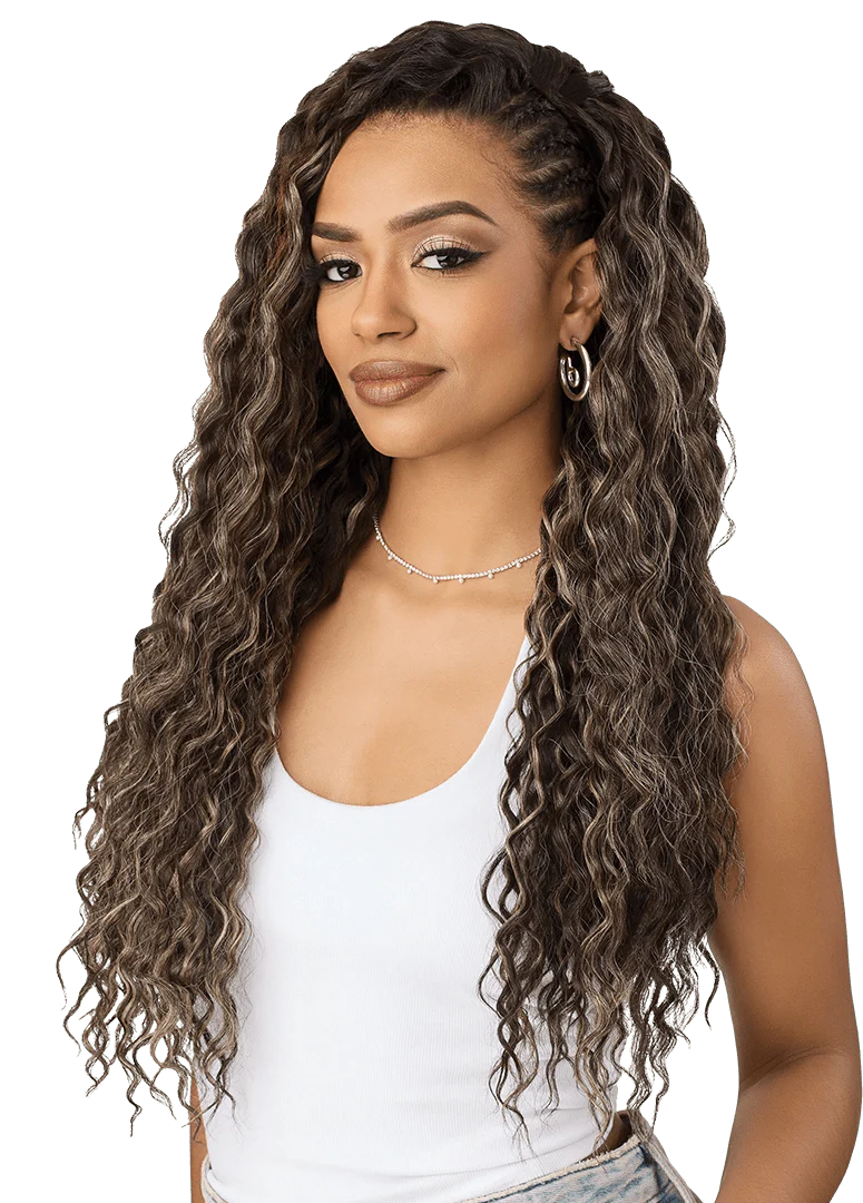 Outre Quick Weave Synthetic Half Wig – Rosewell - Image 7