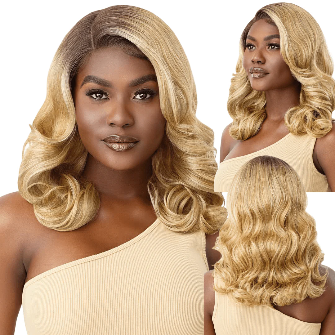 Outre Sleeklay Deep-C Synthetic Lacefront Wig - Flara