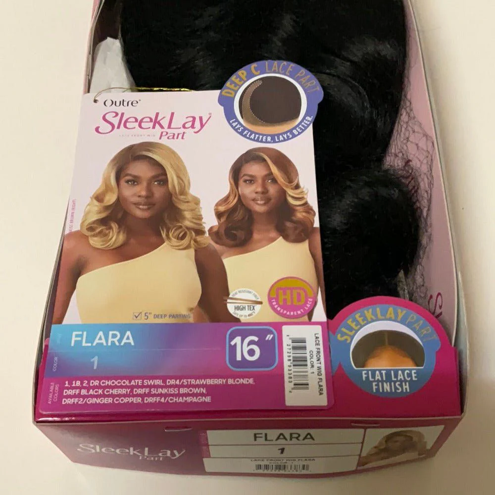 Outre Sleeklay Deep-C Synthetic Lacefront Wig - Flara - Image 11