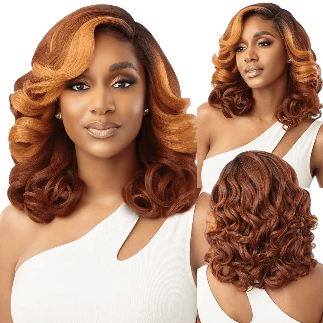 Outre Sleeklay HD Deep-C Synthetic Lace Front Wig - Shadora