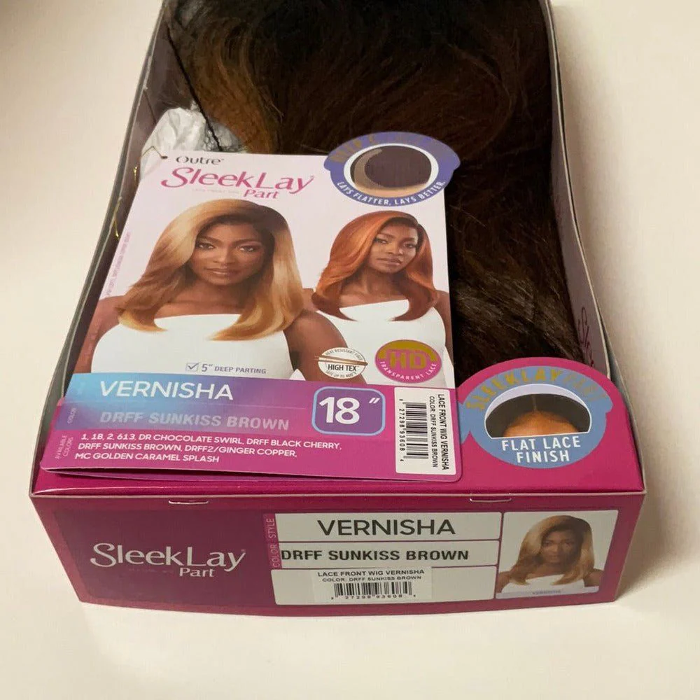 Outre SleekLay Part Synthetic Deep C Lace Wig - Vernisha - Image 14