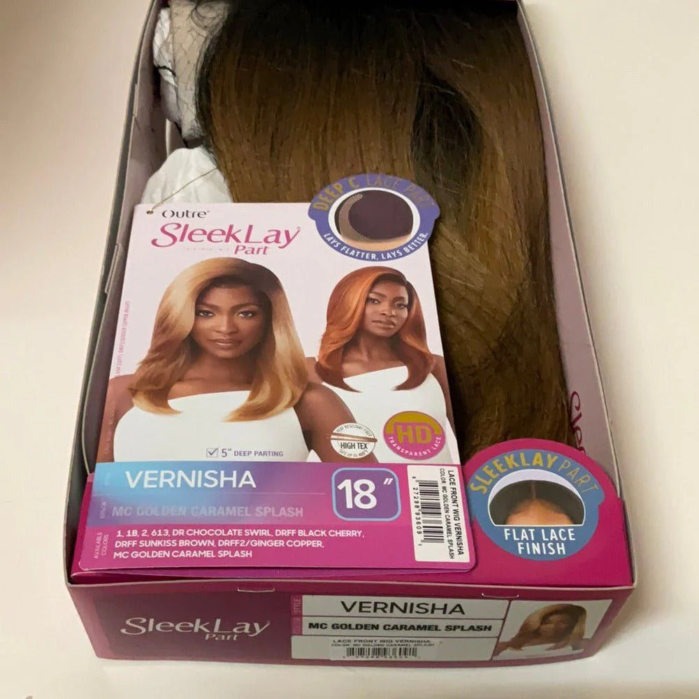 Outre SleekLay Part Synthetic Deep C Lace Wig - Vernisha - Image 15