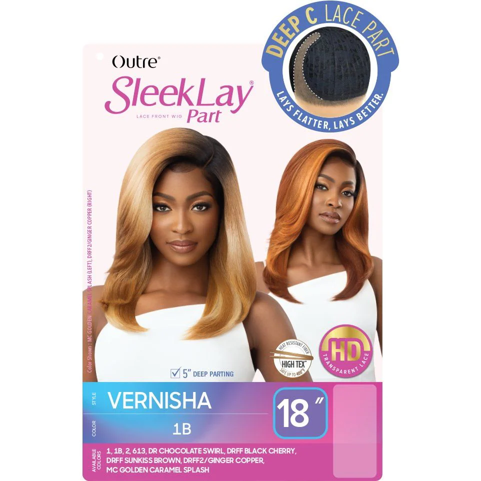 Outre SleekLay Part Synthetic Deep C Lace Wig - Vernisha - Image 7