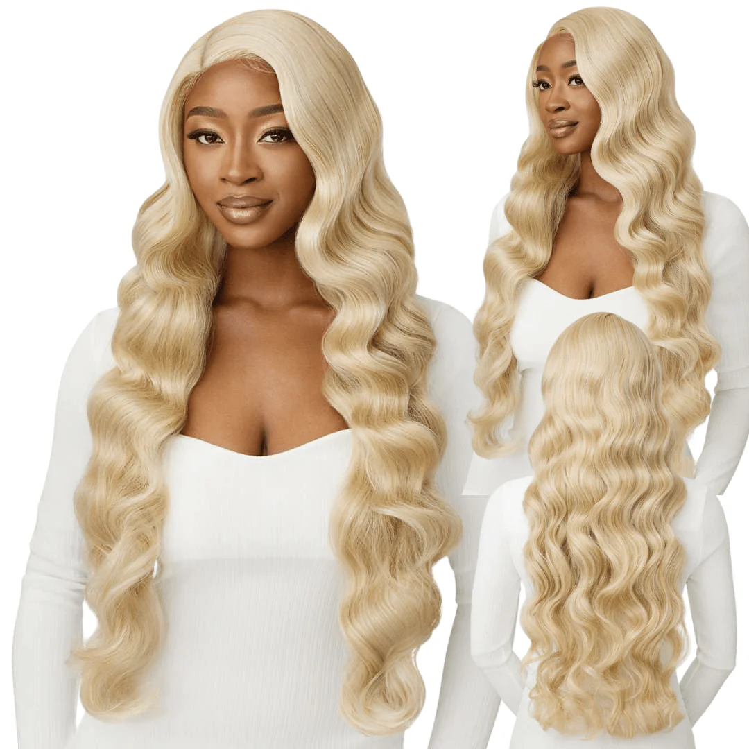 Outre Sleeklay Part Synthetic Lace Front Wig - Kimari