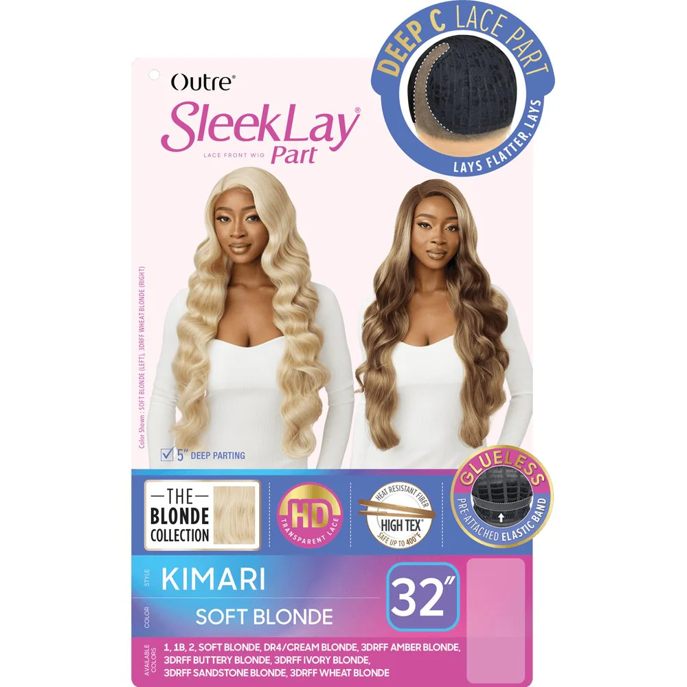 Outre Sleeklay Part Synthetic Lace Front Wig - Kimari - Image 6