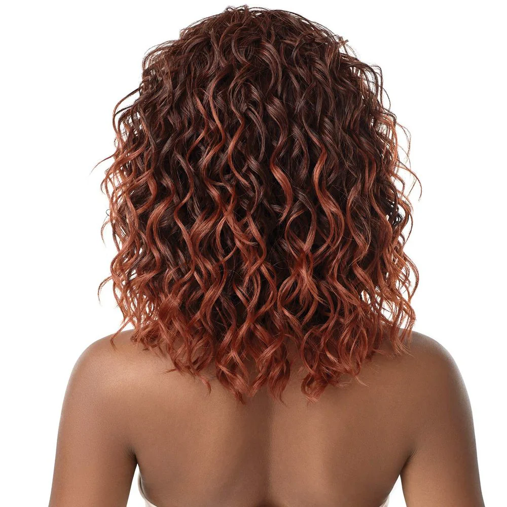 Outre Synthetic Quick Weave Wet & Wavy Half Wig β Loose Curl 18β - Image 5