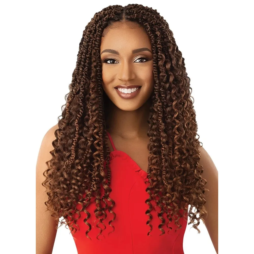 Outre Twisted Up Boho Wavy Bomb Twist Synthetic Crochet Hair 20" - Image 2
