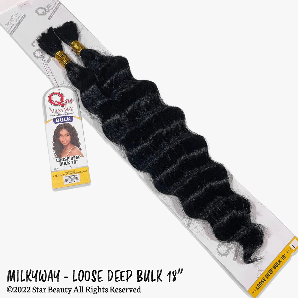 Shake N Go MilkyWay Que Human Hair Water Bulk - 18" - Image 5