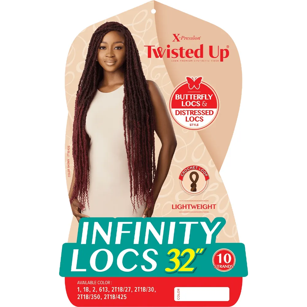 Outre Twisted Up Infinity Locs Synthetic Crochet Hair - 32" - Image 3