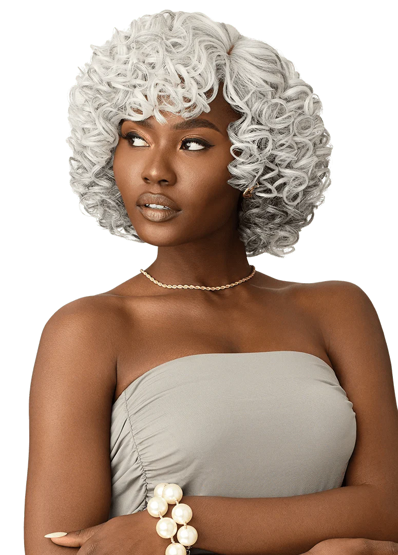 Outre Wigpop Color Play Synthetic Full Wig - Glow 1 - Image 3