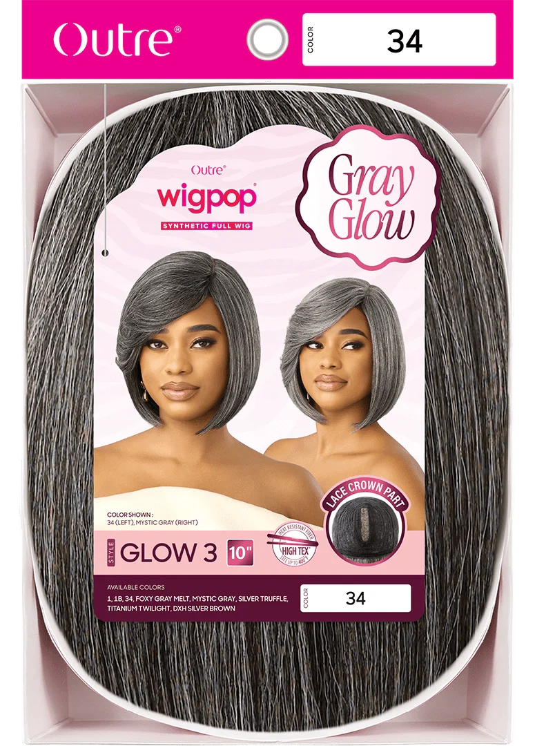 Outre Wigpop Color Play Synthetic Full Wig - Glow 3 - Image 7