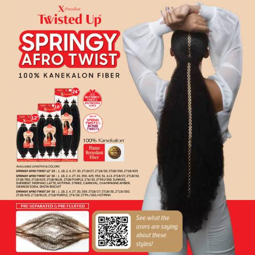 Outre X-Pression Twisted Up 3X Springy Afro Twist - 24" - Image 5