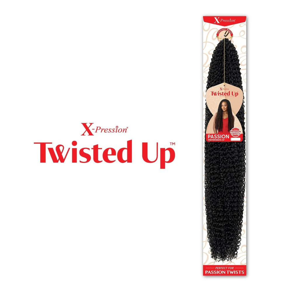 Outre X‑Pression Synthetic Crochet Hair – Passion Waterwave 24″ - Image 5