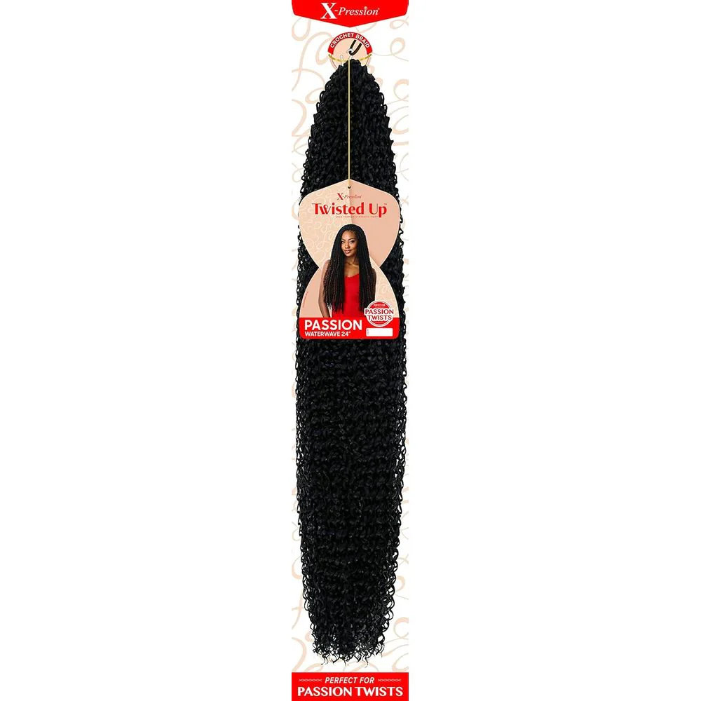 Outre X‑Pression Synthetic Crochet Hair – Passion Waterwave 24″ - Image 6