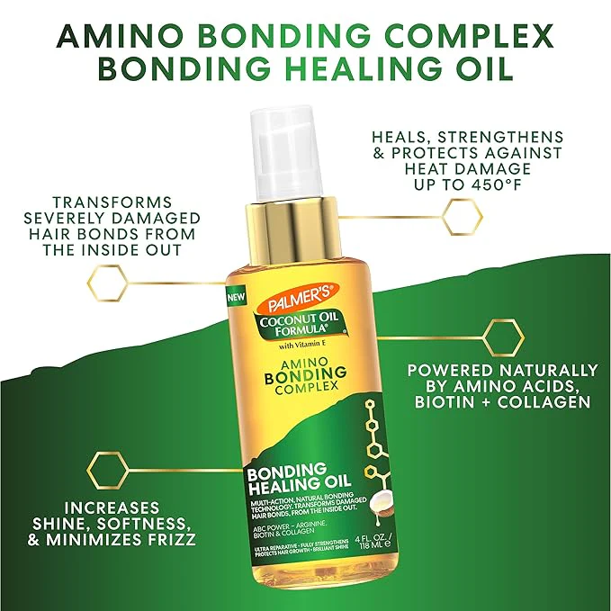 Palmer’s Amino Bonding Hair Oil – 4oz - Image 2