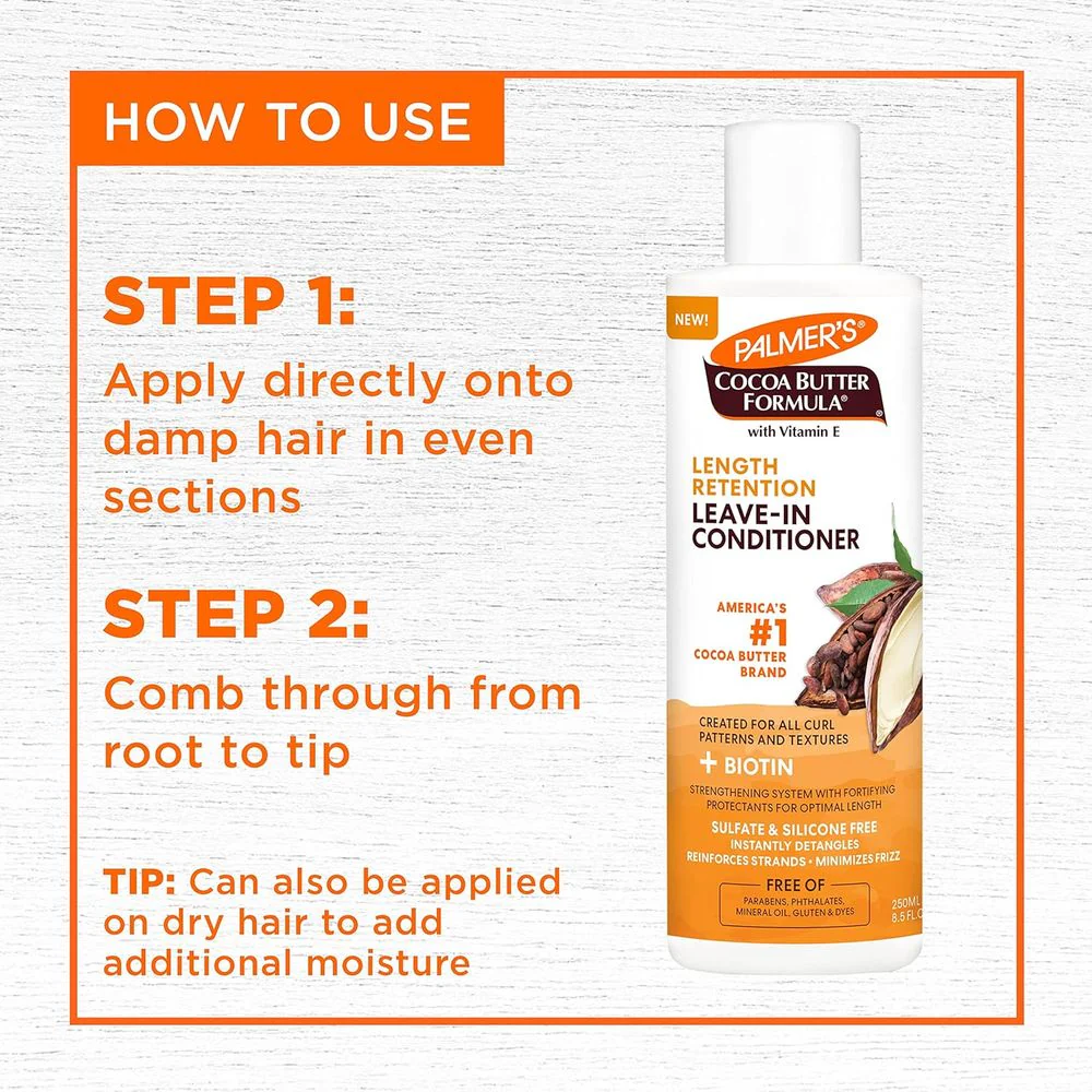 Palmer's Cocoa Butter Formula Leave-In Conditioner - Length Retention 8.5 oz - Image 3