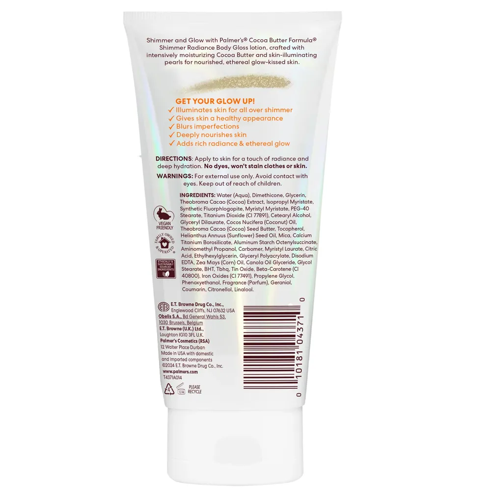 Palmer’s Cocoa Butter Shimmer Radiance Lotion - 5.25 oz - Image 2