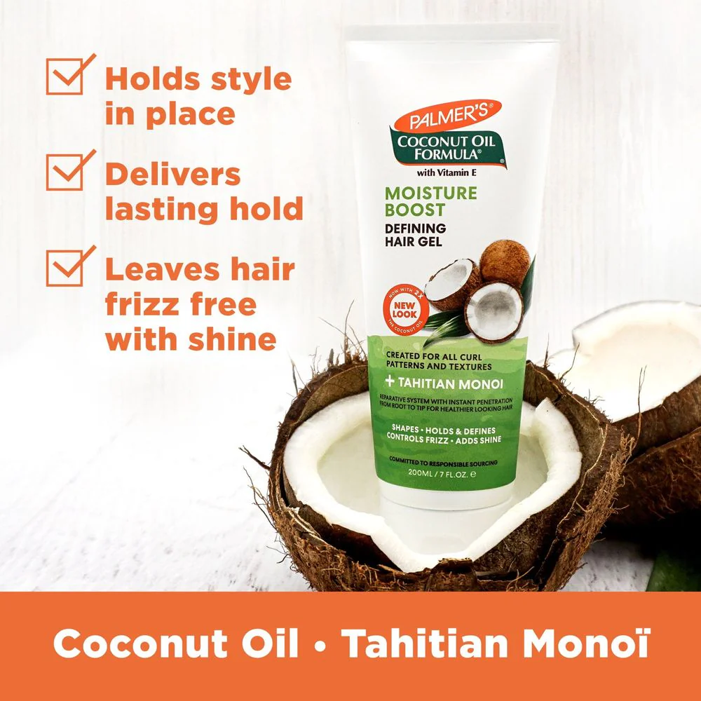 Palmer’s Coconut Oil Curl Cream & Defining Gel – 7oz - Image 9