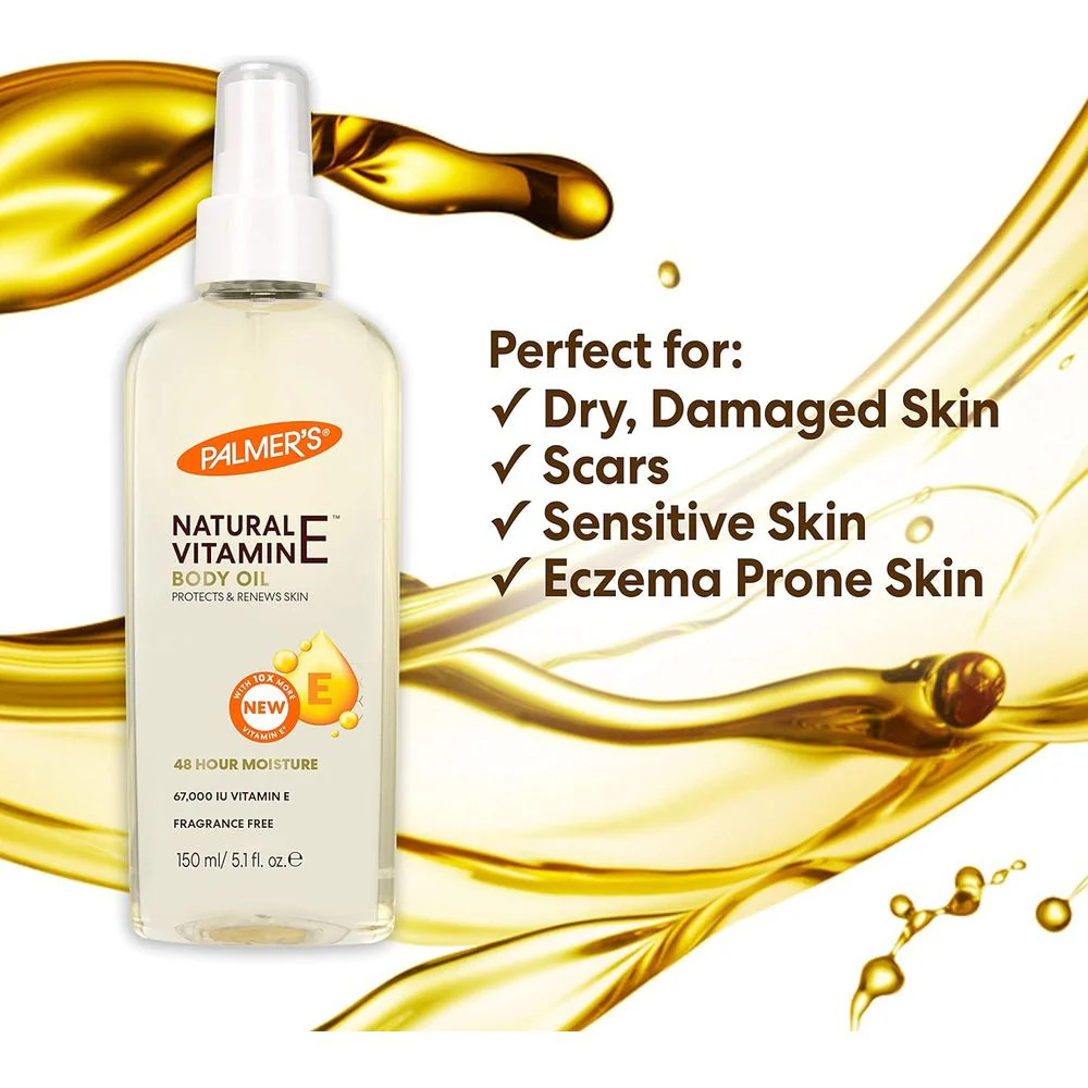 Palmer’s Natural Vitamin E Multi-Purpose Body Oil - 5.1 fl oz - Image 5