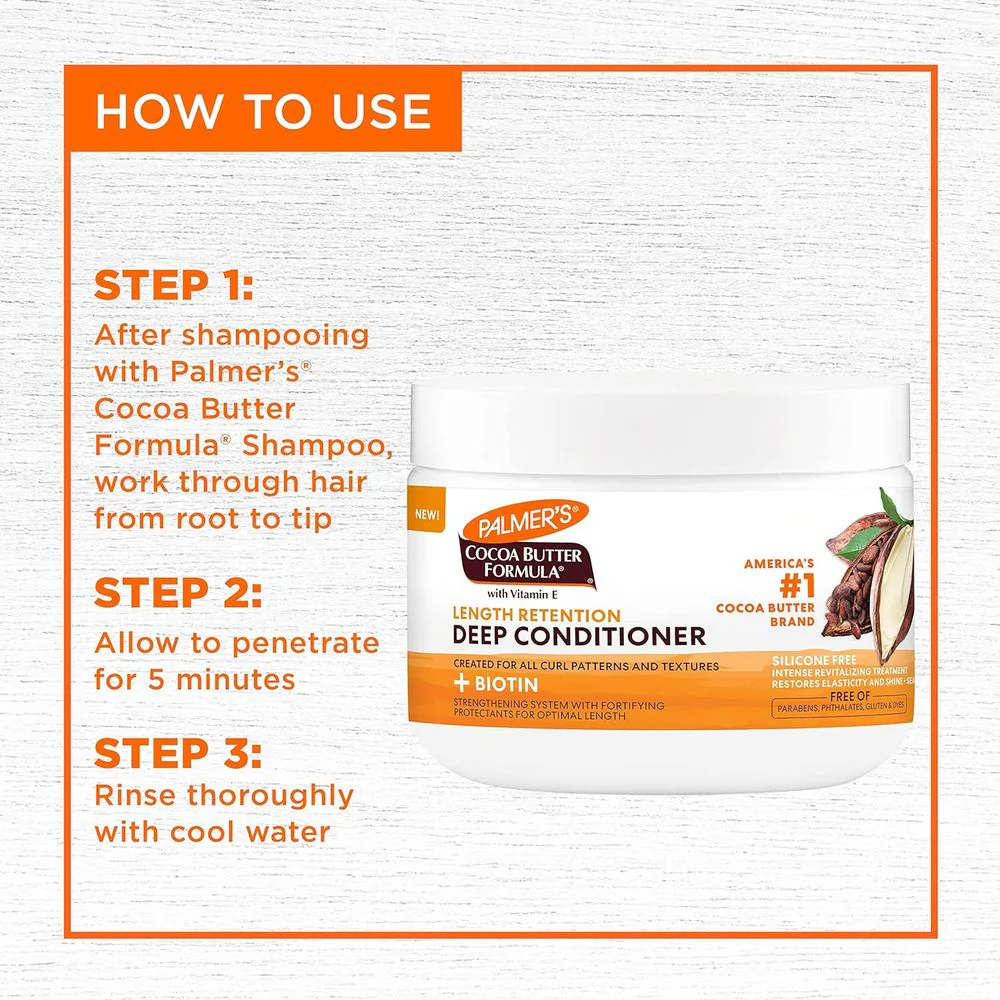 Palmer’s Cocoa Butter Formula Hair Mask - Deep Conditioning 12 oz - Image 4