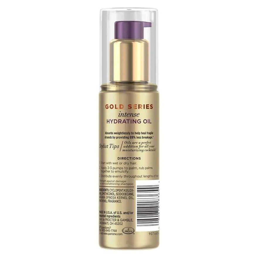 Pantene Gold Series Intense Hydrating Oil β 3.2 fl oz - Image 2