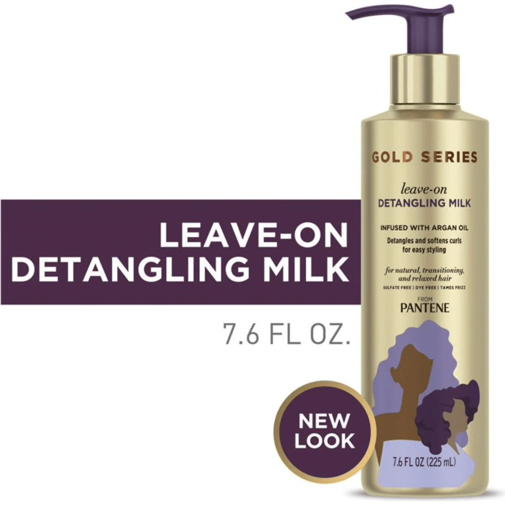 Pantene Gold Series Leave-On Detangling Milk – 7.6 oz - Image 3