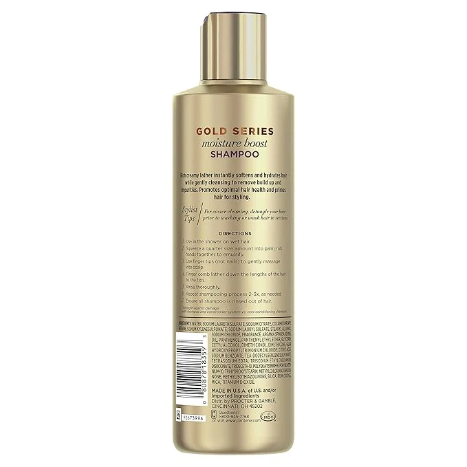 Pantene Gold Series Moisture Boost Shampoo - 9.1 fl oz - Image 2