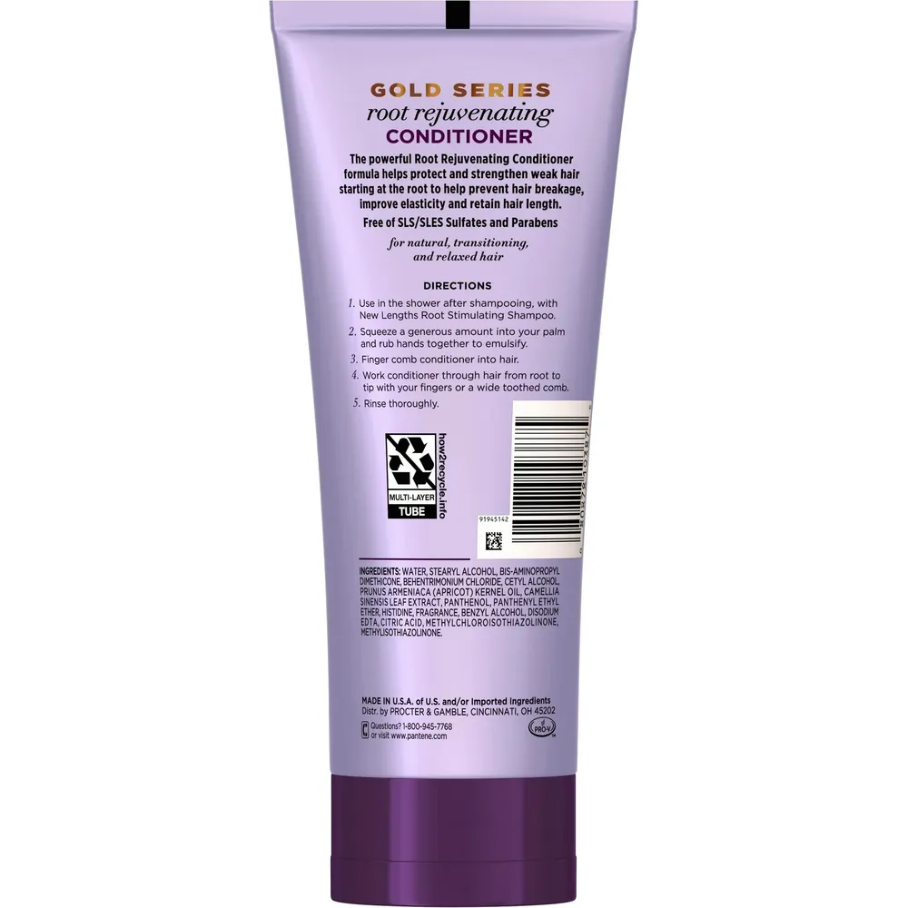 Pantene Gold Series Root Rejuvenating Conditioner - 11.1 fl oz - Image 2