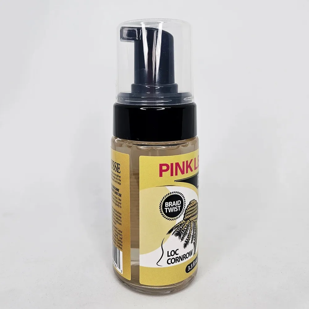 Pink Lemon Braid Mousse – Hold & Frizz Control - Image 3