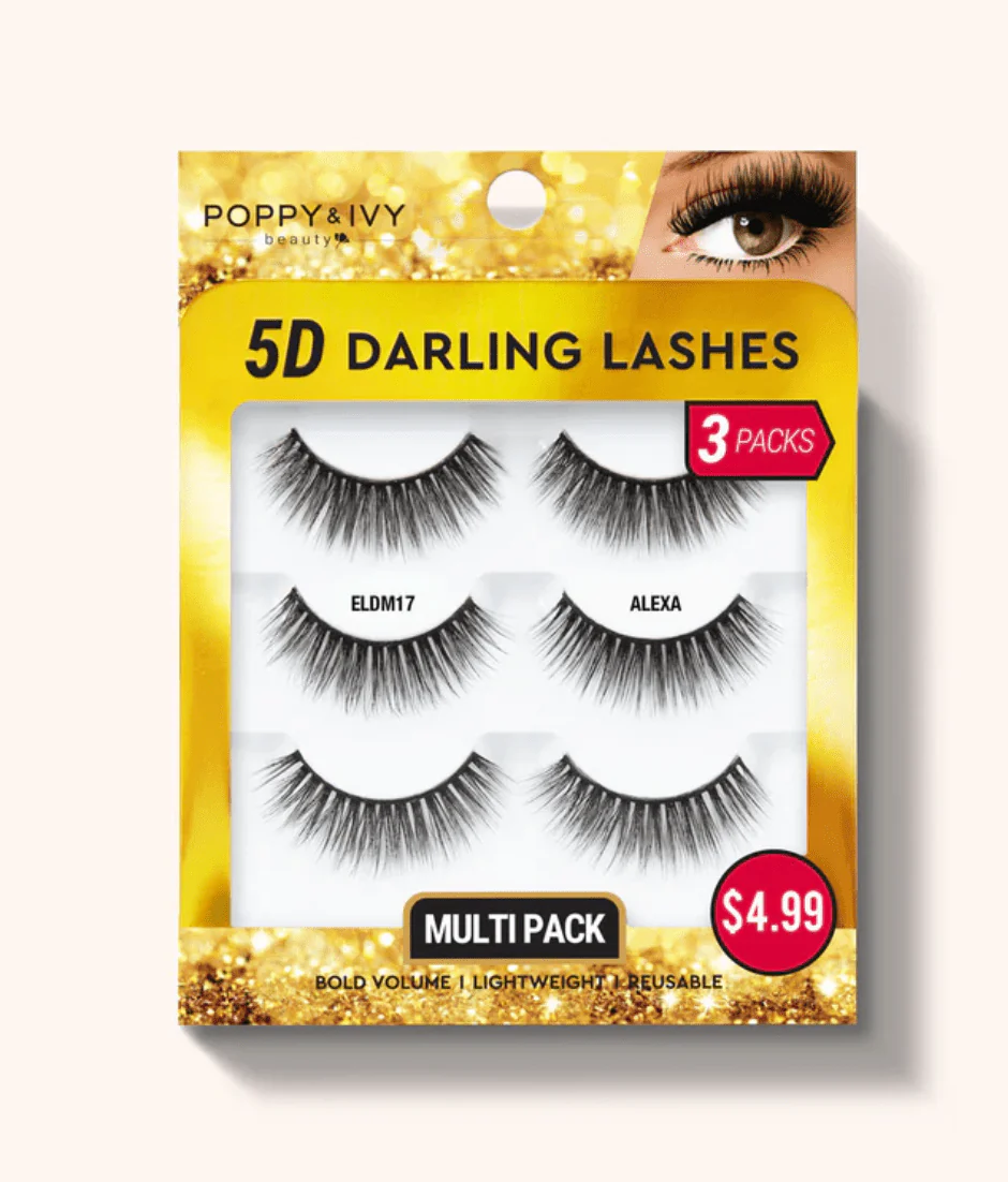 Poppy & Ivy 5D Darling Lashes - 3 Pairs - Image 15