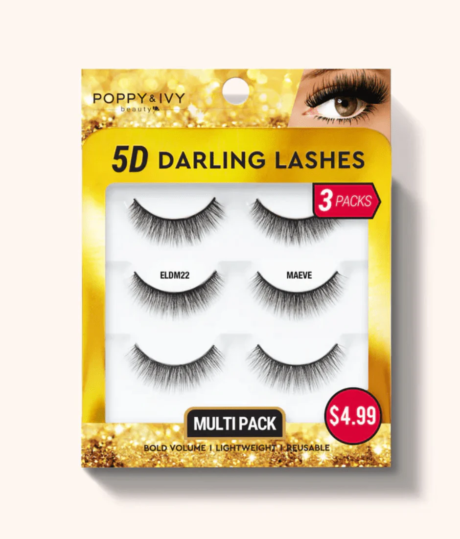 Poppy & Ivy 5D Darling Lashes - 3 Pairs - Image 19