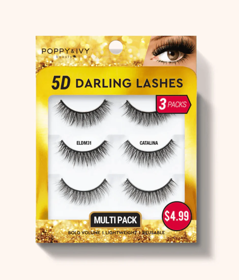 Poppy & Ivy 5D Darling Lashes - 3 Pairs - Image 21