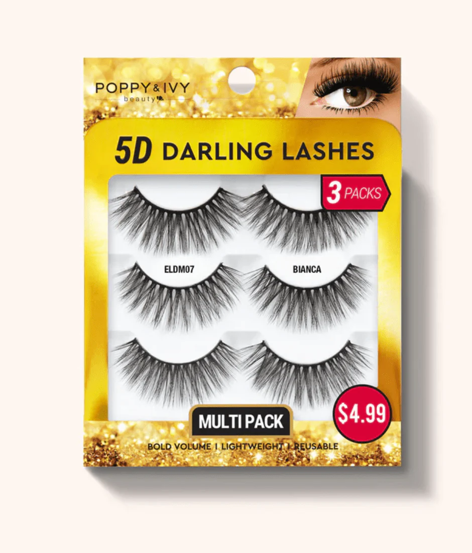 Poppy & Ivy 5D Darling Lashes - 3 Pairs - Image 7