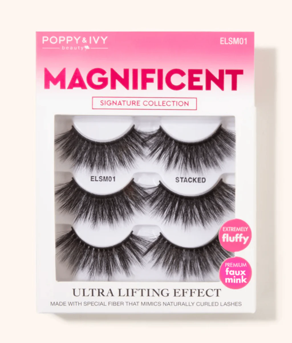 Poppy & Ivy Magnificent 10D Lash Multipack – 3 Pairs