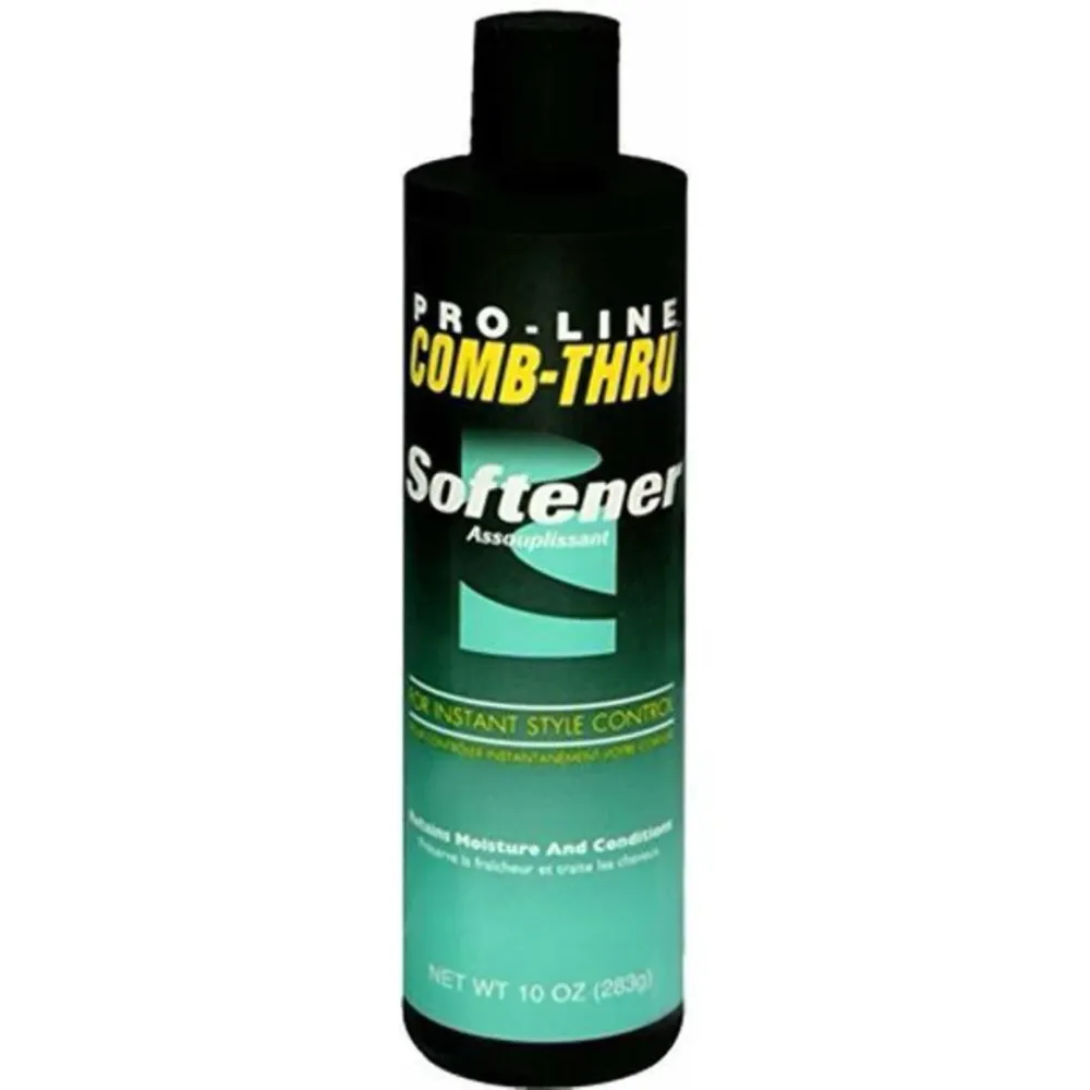 Pro Line Comb-Thru Softener – Moisturizing Hair Softener -10 oz