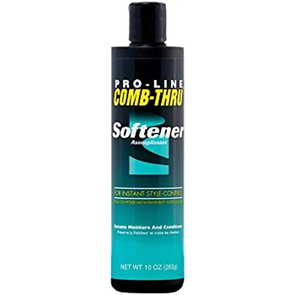 Pro Line Comb-Thru Softener – Moisturizing Hair Softener -10 oz - Image 2