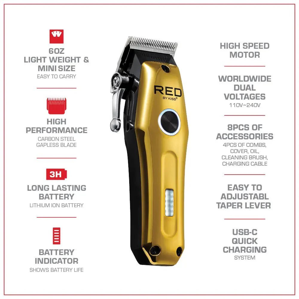 RED Cordless Mini Hair Clipper – CC10 - Image 4