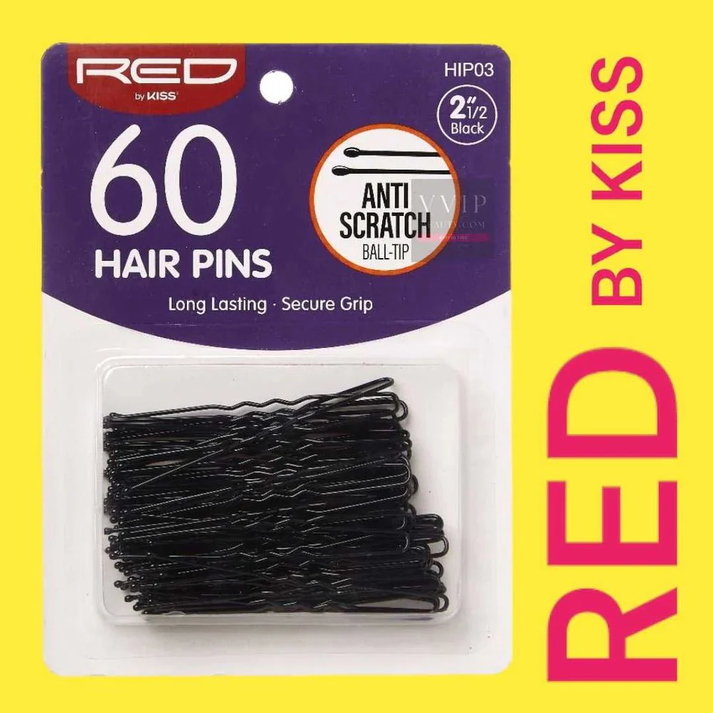 Red by Kiss 60 Pcs Hair Pins – 2½" - Image 2