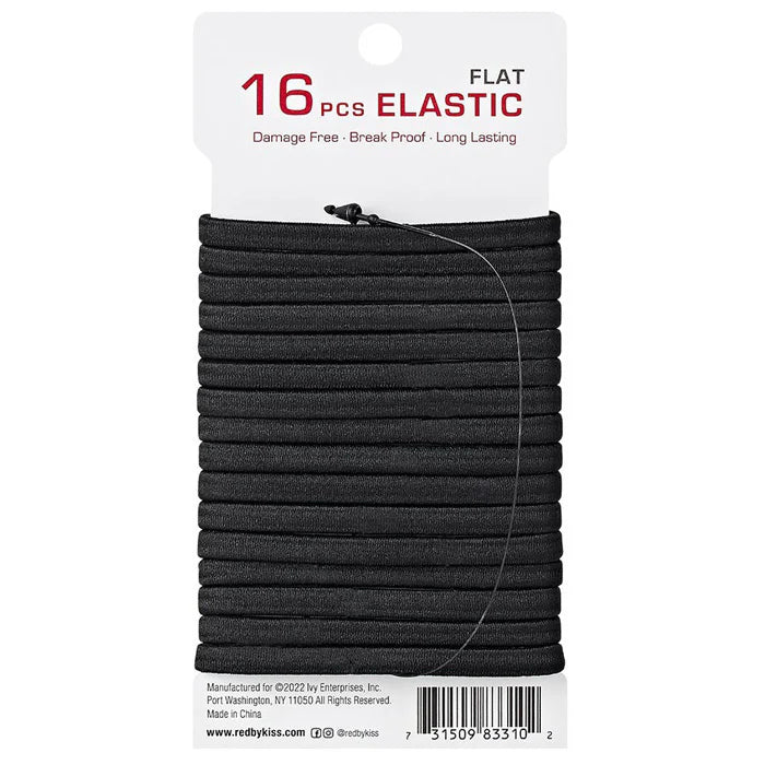 Red by Kiss 16 Pcs Maximum Hold Elastic Bands – 5mm - Image 2