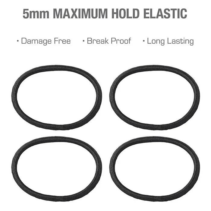 Red by Kiss 16 Pcs Maximum Hold Elastic Bands – 5mm - Image 4