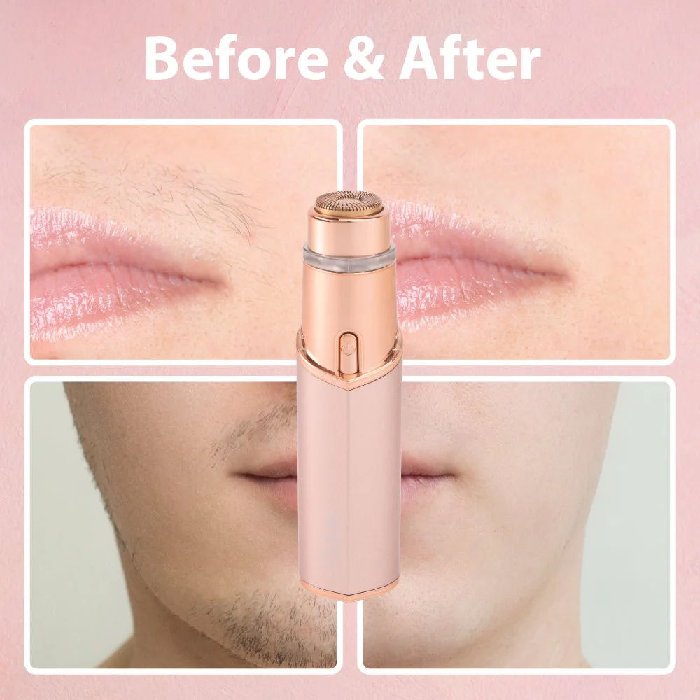 Red by Kiss 18K Gold Rechargeable Facial Hair Remover - Image 4