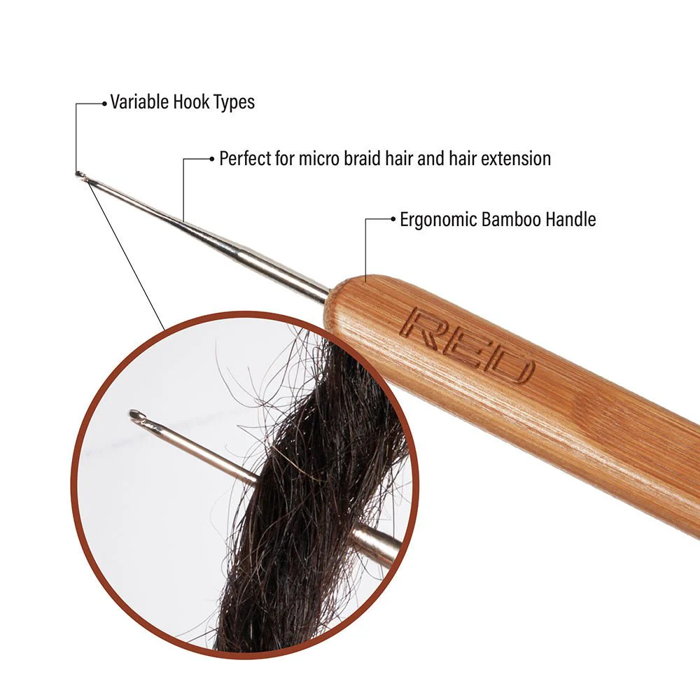 Red by Kiss 3 Hook Crochet Needle – 0.75 mm - Image 3