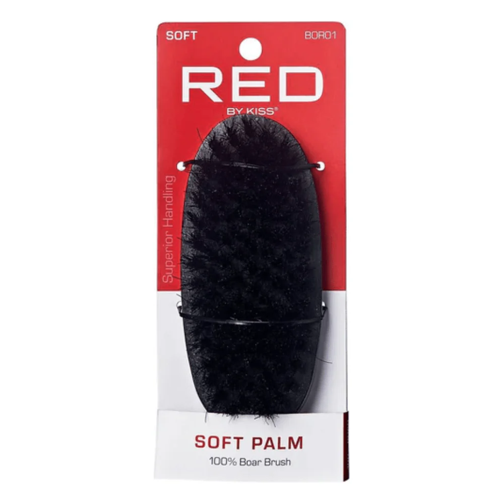 Red by Kiss Soft Palm Boar Brush – Soft
