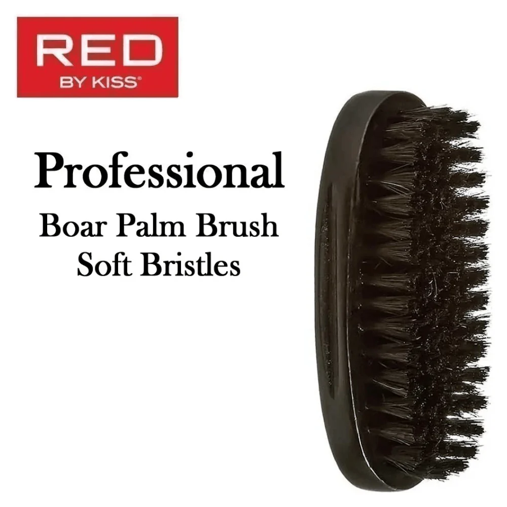 Red by Kiss Soft Palm Boar Brush – Soft - Image 2