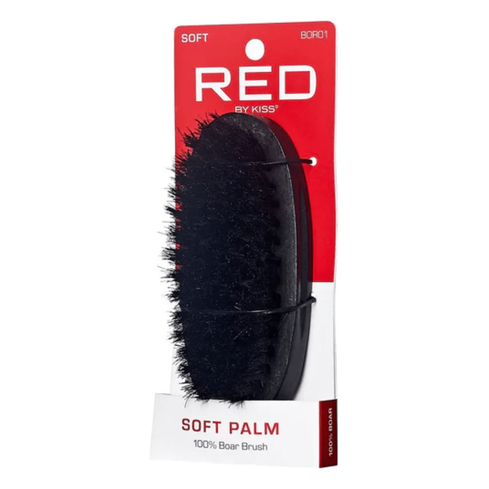 Red by Kiss Soft Palm Boar Brush – Soft - Image 3