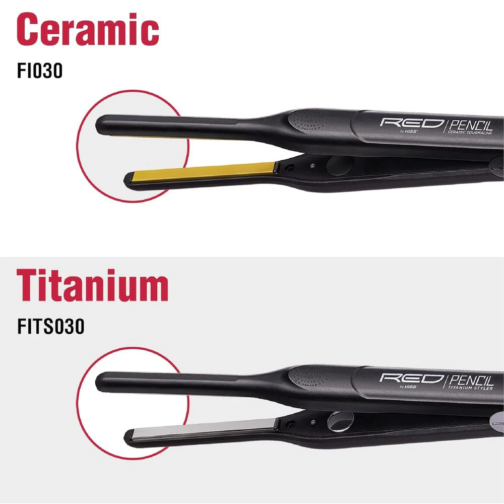 Red 3/10" Flat Iron – Sleek Styling - Image 6