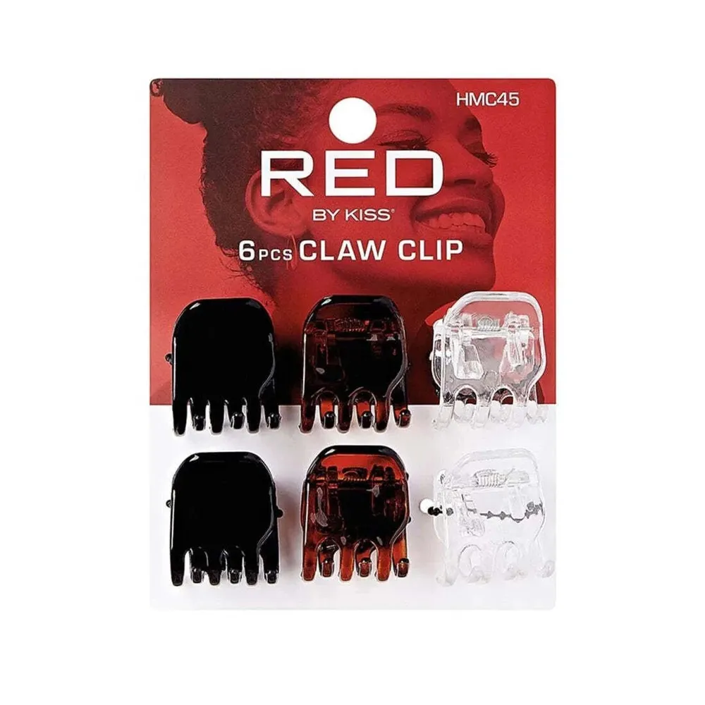 Red by Kiss 6-Piece Claw Clip Set ā Assorted Sizes