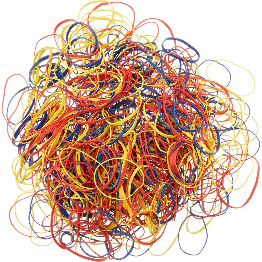 Red by Kiss 300 Rubber Bands – Assorted Colors & Sizes - Image 3