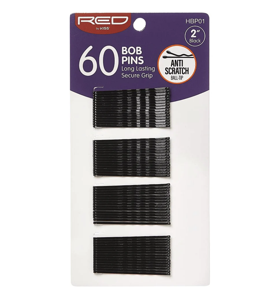 Red by Kiss 60 Pcs Bob Pins – 2"